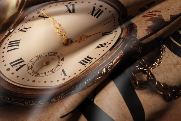 Oldtimer-Uhr — Stockfoto