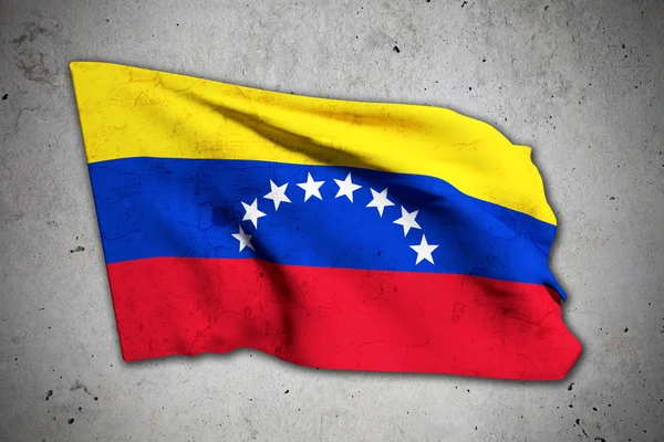 Old Venezuela flag — Stock Photo, Image