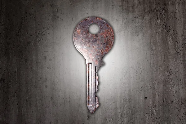 Roestige sleutel — Stockfoto