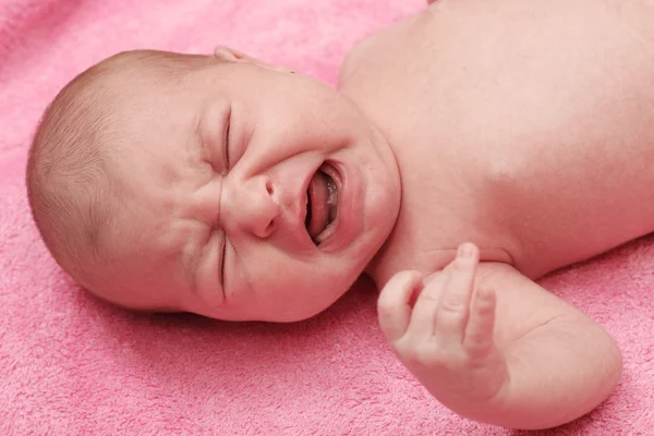 Baby crying — Stock Photo, Image