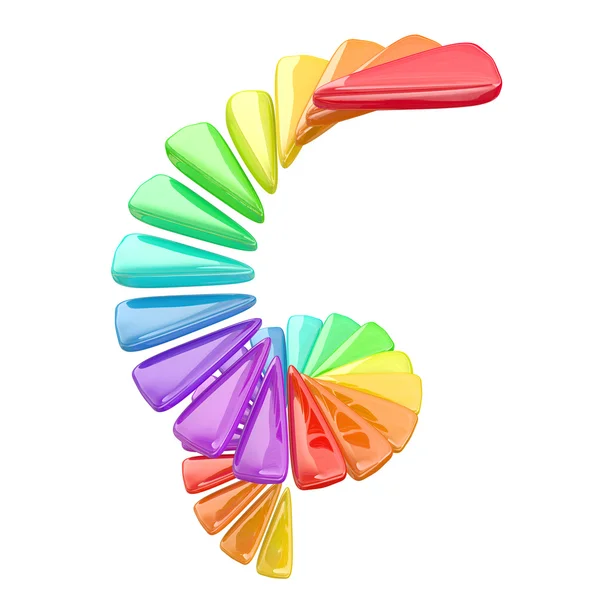 Gekleurde spiraal — Stockfoto