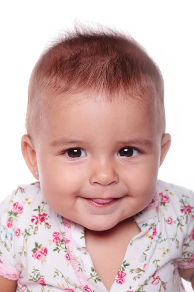 Baby leende — Stockfoto