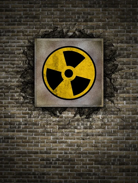 Símbolo nuclear — Foto de Stock