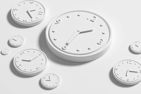 Relógios 3d — Fotografia de Stock