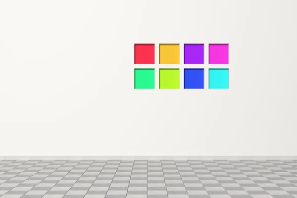 Різнокольорових квадратиків — стокове фото