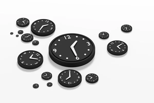 3d clocks — Stock Photo, Image