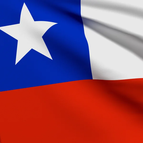 Chile vlajka — Stock fotografie
