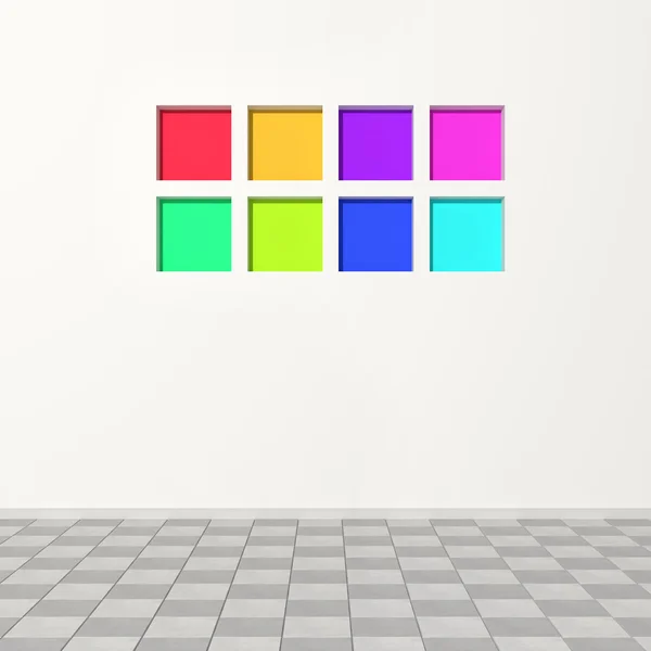 Farbige Quadrate — Stockfoto