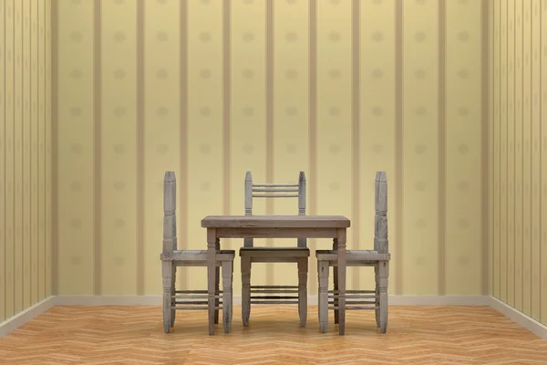 Table and chairs — Stock Photo, Image