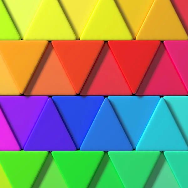 Kolorowe trójkąty — Zdjęcie stockowe
