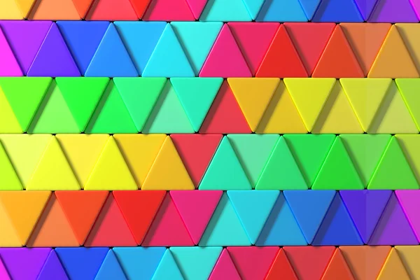 Gekleurde driehoeken — Stockfoto