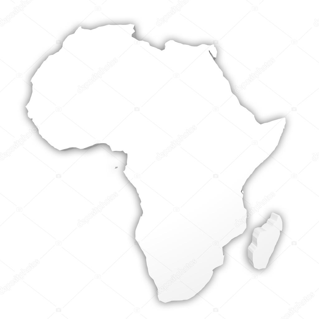 Карта Африки — Стоковое фото © erllre #73361513