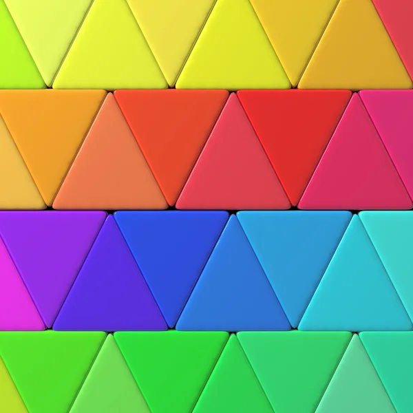 Kolorowe trójkąty — Zdjęcie stockowe