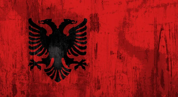 Bandiera Albania — Foto Stock