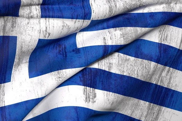 Griechische Flagge — Stockfoto