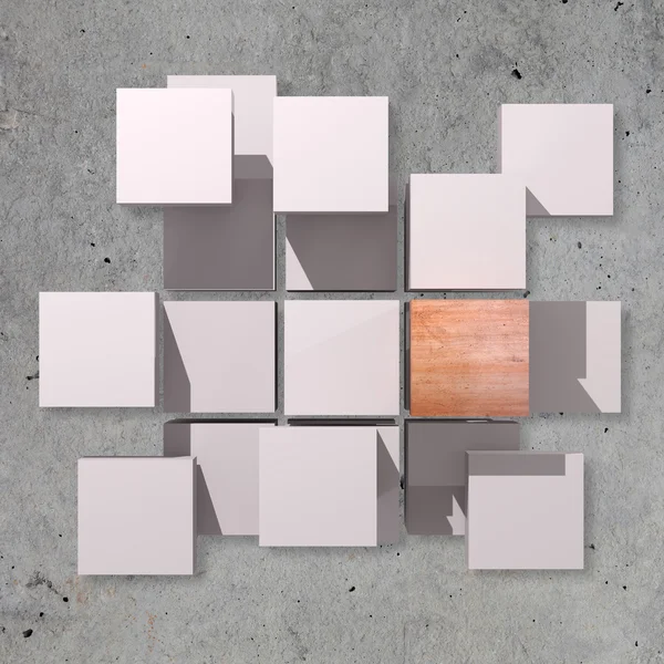 Différents cubes — Photo