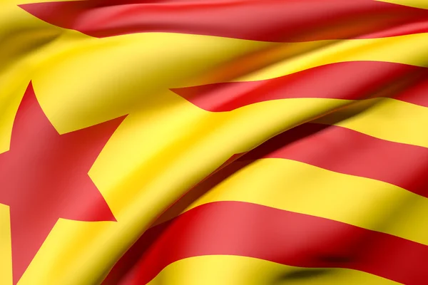 Bandera de Cataluña — Foto de Stock