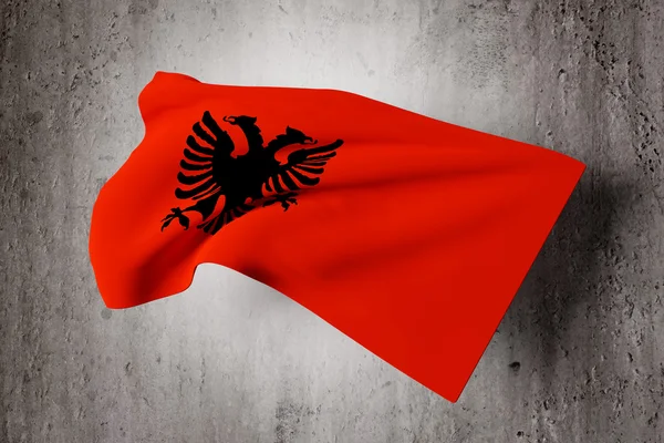 Bandiera Albania — Foto Stock