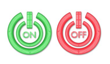 üzerinde düğmeleri