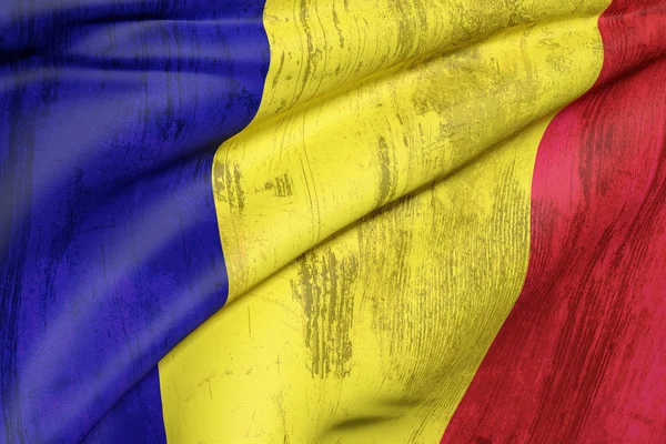 Romania bandiera — Foto Stock