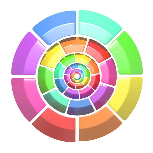 Círculo colorido — Fotografia de Stock