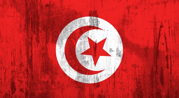 Tunézia zászló — Stock Fotó