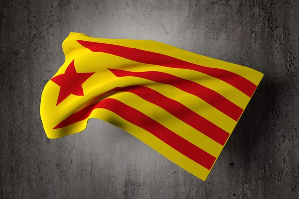 Katalán zászló — Stock Fotó