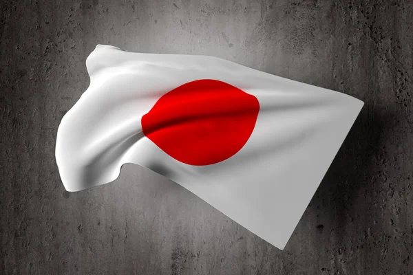 Japanese flag — Stock Photo, Image