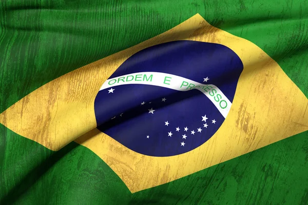 Drapeau brésilien — Photo