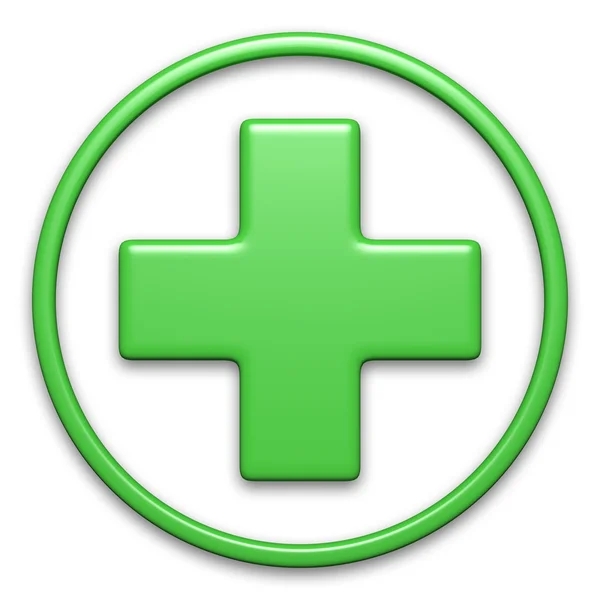 Simbolo farmacia 3d — Foto Stock