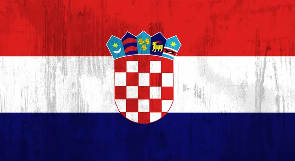 Bandera de Croacia — Foto de Stock