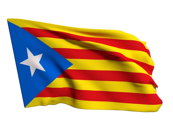 Vlag van Catalonië — Stockfoto