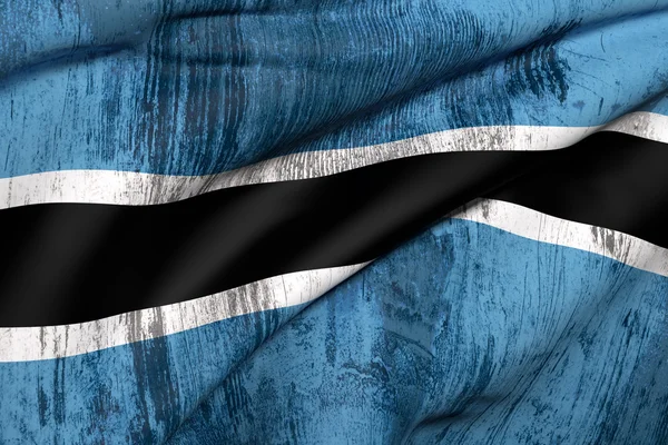 Botswana flagga — Stockfoto