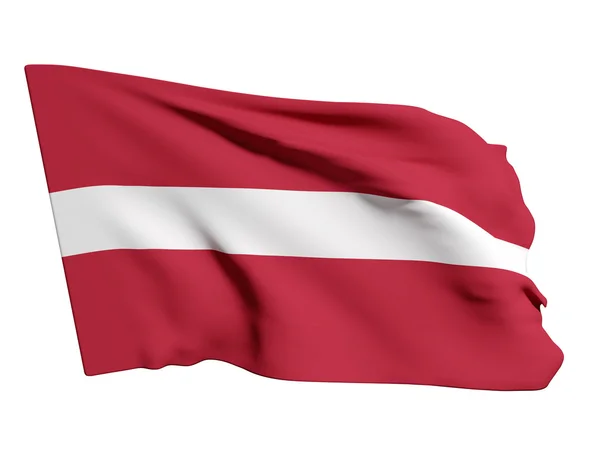 Lotyšsko vlajka — Stock fotografie