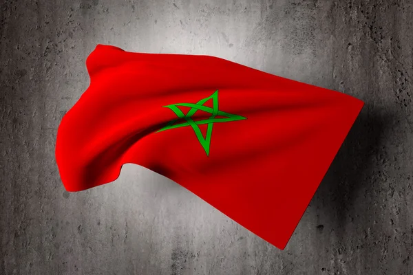 Marokko-Flagge — Stockfoto