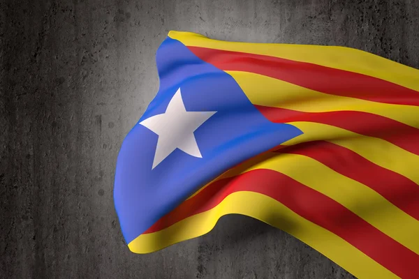 Vlag van Catalonië — Stockfoto
