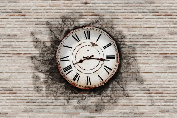 Alte Uhr — Stockfoto