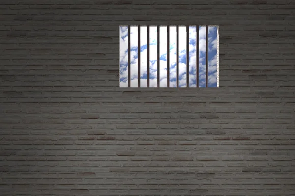 В'язниця вікно — стокове фото