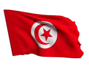 Tunisia flag clipart