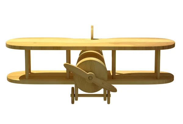 Avião de madeira — Fotografia de Stock