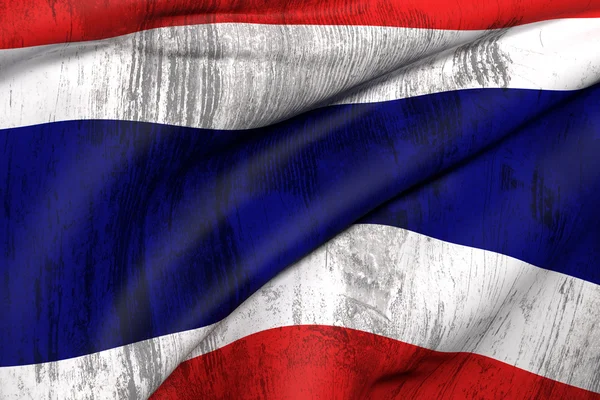 Vlag van Thailand — Stockfoto