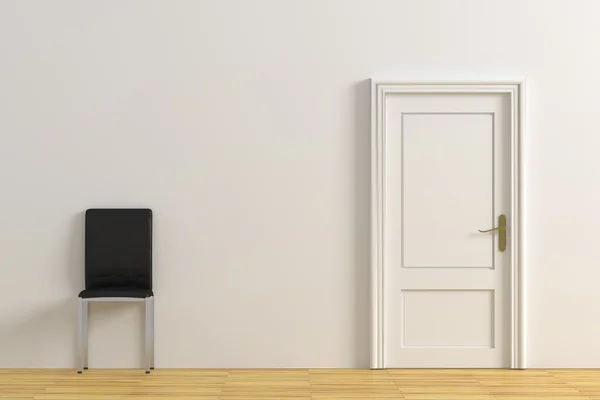Door and chair — Stock Photo, Image