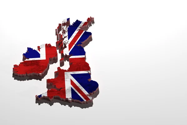 Uk map — Stock Photo, Image