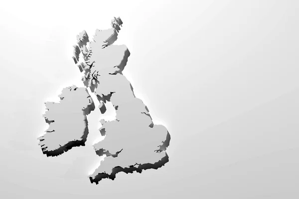 Uk map — Stock Photo, Image