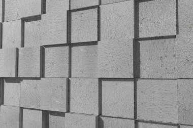 dokulu taş küplerin bir sürü 3D render