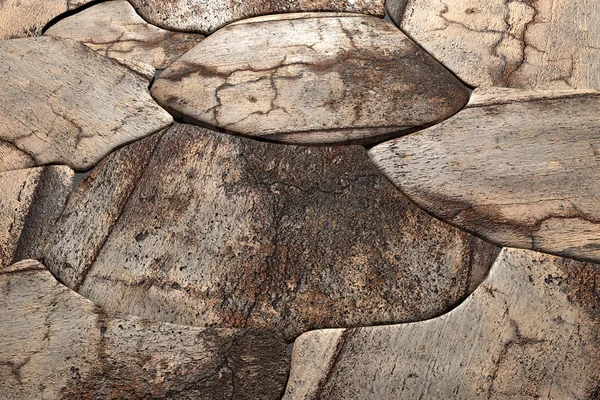 3D visszaadás-ból egy régi kövek padló — Stock Fotó