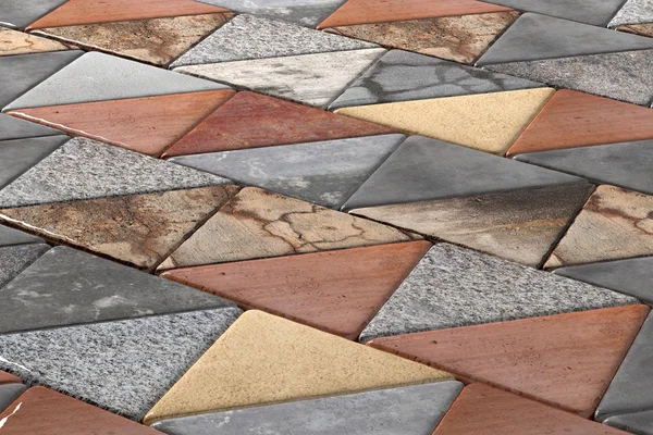 3d rendering of a close-up of rhombus pavement. — Stock Photo, Image