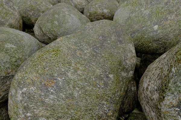 Rendering 3d di uno sfondo con molte pietre — Foto Stock