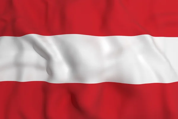 3d rendering of an  Austria flag waving — Stock Photo, Image