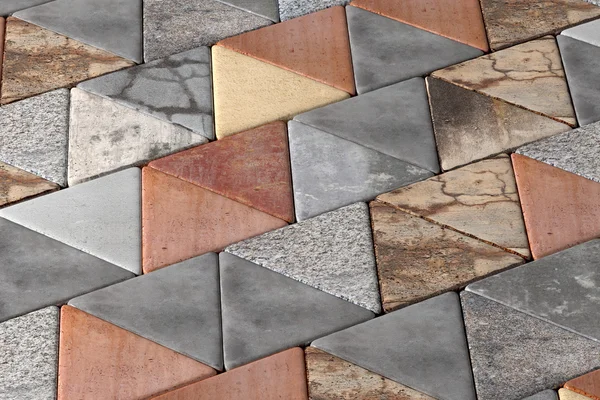 Close-up of rhombus pavement — Stock Photo, Image